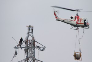 日原線　鉄塔建替工事